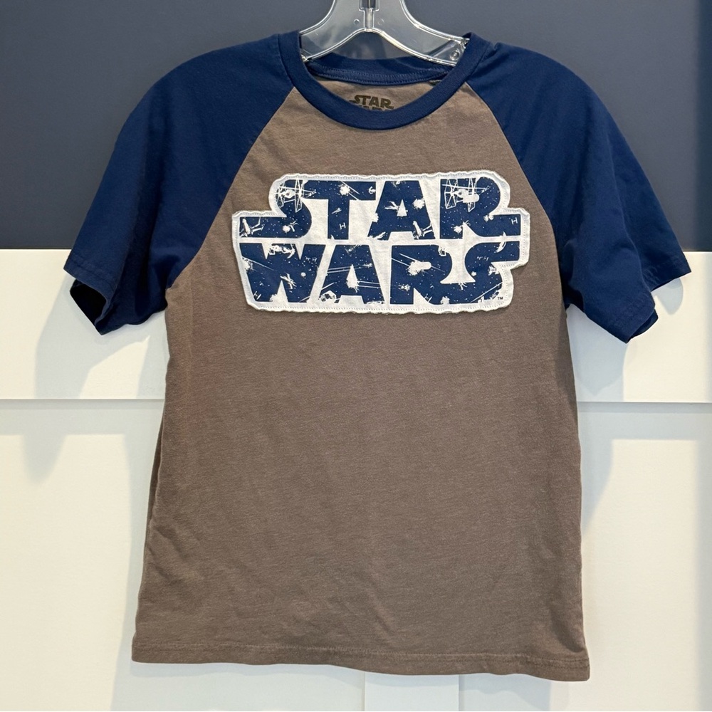 Star Wars Kids' Blue and Gray Short Sleeve Tee Size Girls XL